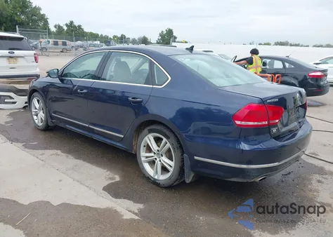 2012 Volkswagen Passat 2.0L Tdi Sel Premium from USA, damaged, VIN 1VWCN7A38CC016236